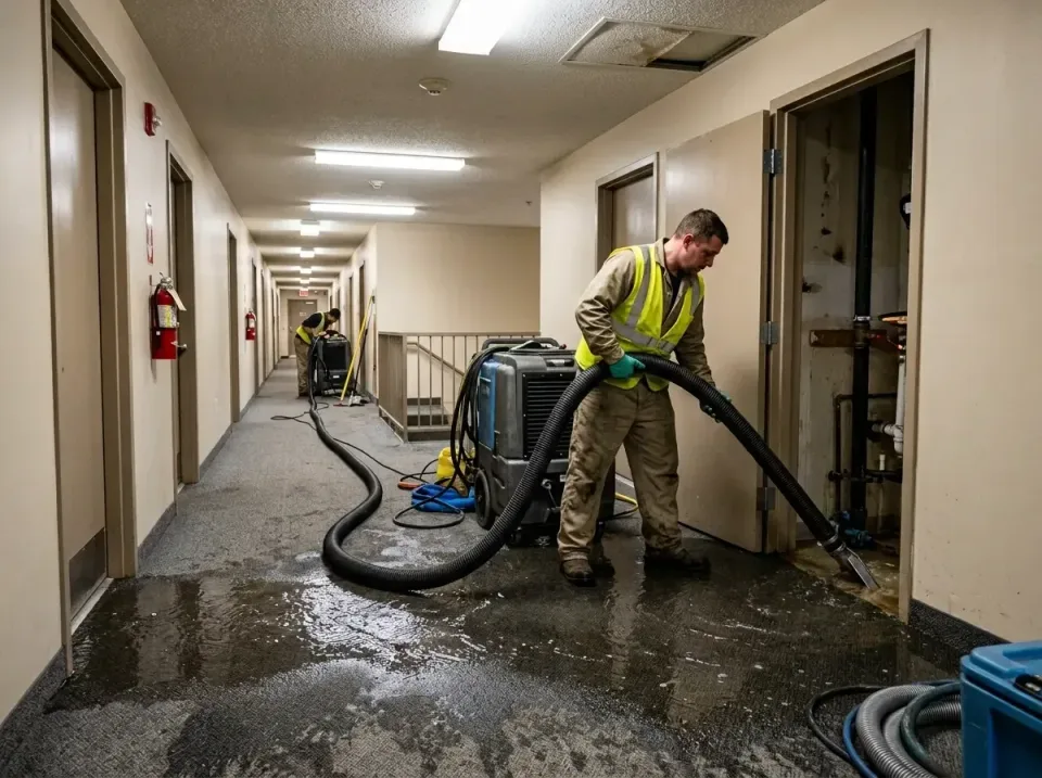 multi-unit-apartment-hallway-f-005 — frequently asked questions, Emergency Burst Pipe Water Extraction & Removal in Enon, OH